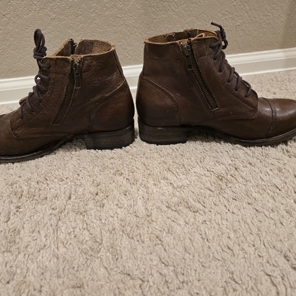 Freebird by Steven Dark Brown Lace-Up Ankle Boots - Picture 2 of 5